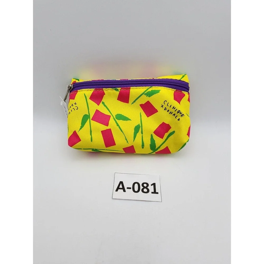 Vintage clinique makeup bag NWT‎ Geometric pattern